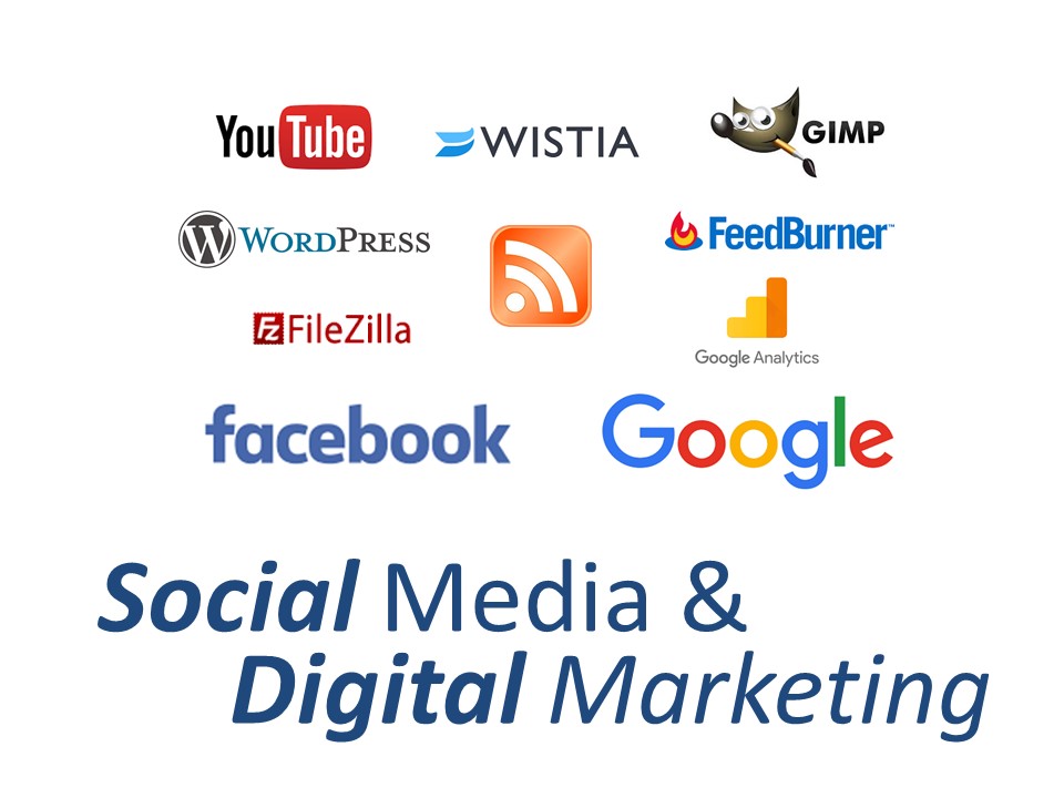 Social Media Course & Digital Marketing Google, Facebook, Wordpress